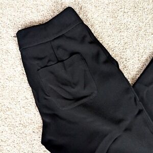 J Crew Black City Fit Pleated High Waist Trousers Pants Size 0